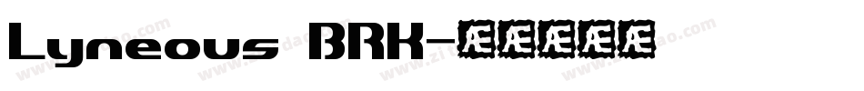 Lyneous BRK字体转换